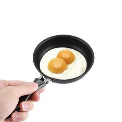 Mxfz Ideel Mini One Egg Wonder non-stick stegepande, 12 cm sort