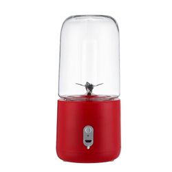Bærbar Home Electric Mini Juicer med trådløs opladning Kinesisk rød