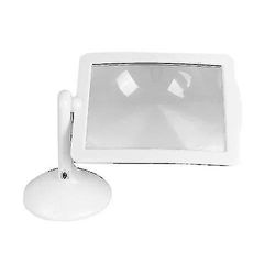 3x Forstørrelsesglas Bright Led Læsning Auxiliary Forstørrelsesglas Rotary Multifunktions desktop forstørrelsesglas med 360