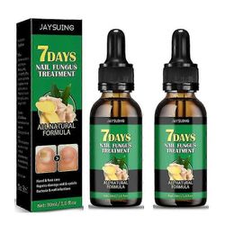 2x 30ml kynsien hoito korjaus kynsisieni sieni onychomycosis-removal nestemäinen inkivääri jalka antifungaalinen kynsihoito - FI