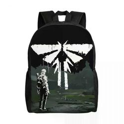 B606 The Last Of Us Part 2 Firefly Logo Reppu miehille Naisille Koulu College Joel Laukku Tulosta Kirjalaukku JTX632 UI606