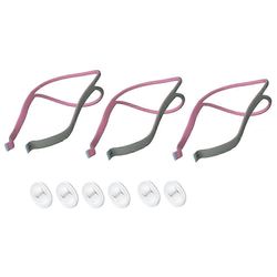 3 kpl päähineiden CPAP-korvike ResMed Airfit P10 -sieratyynylle CPAP-maskin hihnat 3 joustavaa hihnaa 3PCS