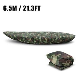 Universal Kajak Cover Kanobåd Vandtæt Uv-resistent kajakdæksel Camouflage 3 6,5m