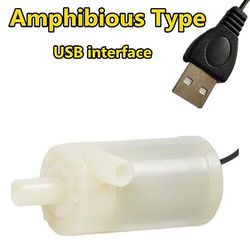 Dc 5v usb lav støj børsteløs motorpumpe120l/h mini mikro nedsænket vandpumpe til diy kit Usb-amphibious type