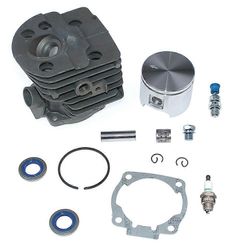 Sylinterimäntäsarja Husqvarna 50 50 Rancher -moottorisahalle 503168301 505341305