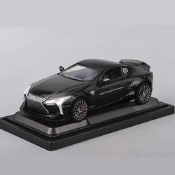Redkid 1:32 LC500 Alloy urheiluautomalli painevalettu metallilelu kilpa-auto malli simulointi ääni- ja valokokoelma lasten lahja Musta