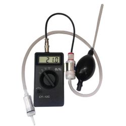 Hapen puhtaustesteri, kannettava Cy-12c happimittarin hapen puhtaustesteri kädessä pidettävä happianalysaattori