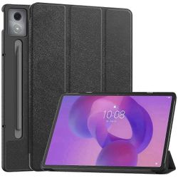 varten Lenovo Idea Tab Pro Case Anti-Drop nahkajalusta tabletin kansi - harmaa Monivärinen Black