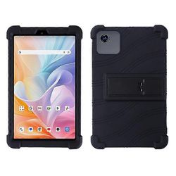 Yhteensopiva Alldocube iPlay 60 mini -silikonikotelon kanssa, jossa on jalustan kestävä suojakuori Musta