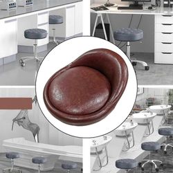 Korvaava baarijakkaran istuin PU-nahkaisella kannella ja baarijakkaran vaihtoistuintyynyllä ruskea