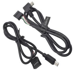 Linkki USB-kaapelin johtojohto Nzxt Kraken X73 X53 X63 Cpu nestejäähdytin Black-QQ-HY 90 Degree Connector