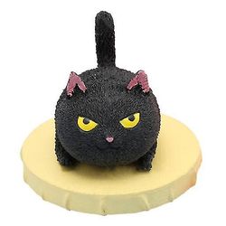 Zhuopai Kid's Toy Angry Simulation Cat Dekompression Squeeze Rebound Legetøj sort L