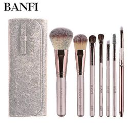 7pcs / sæt makeup børster Sæt kosmetik til ansigtskvinder udgør børsteværktøjer|eye Shadow Applicator