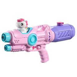 Vesiruiskupistooli 500ml Yksisarvisen muotoinen lapsille ja aikuisille Ulkouima-allas Kesäleikki Vaaleanpunainen