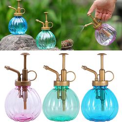Mini bærbar plante blomst vanding pot spray flaske sprøjte Grøn