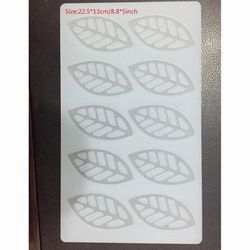3d Blade Form Silikone DIY Chokoladeform Bagværk Fødselsdagskage Cookie Chokoladeform StencilPande Bageværktøjer