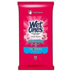Wet Ones Fresh Scent Antibakteeriset käsipyyhkeet, 20 ea