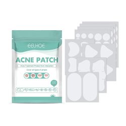 Acne Pimple Patches, 8 Størrelser 102 Patches For Large Zit Breakouts, Mandabloom Acne Patches For Ansigt, Hage eller Krop, Hydrocolloid Bandages A...