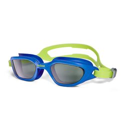 Yunshu Voksne Big Frame Svømning Goggle, Vandtæt og Frøtæt Blå