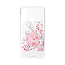 Crazy Kase Skrog til Xiaomi Redmi Note 8 Blød blomst og sommerfugl