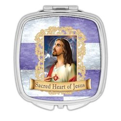 Xpgifts Gave Kompakt Spejl: Sacred Heart af Jesus katolske