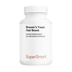 SuperSmart SA SuperSmart Brewer's Yeast Hair Boost -ravintolisä - 60 kasviskorkkia