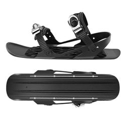 Uusi päivitys Snowfeet - Mini lyhyet lasketteluluistimet lumelle, lyhyet lumiluistimet Snowblades Hiihtolaudat