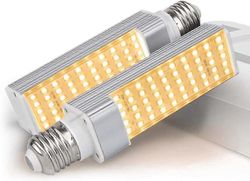 2025 Uudet 50W LED-kasvatuslamput, 2 kpl E27 vaihdettavat kasvisipulit, täyden spektrin kasvien kasvatuslamppu