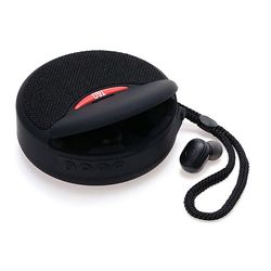 T&g 2 i 1 trådar Bluetooth-högtalare Hörlurar Svart