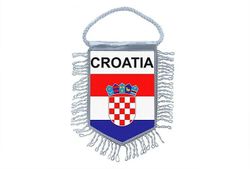 Sarl Acacha Flag mini flag land bil dekoration Kroatien Kroatisk