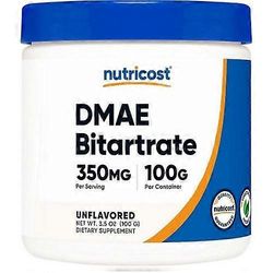 Nutricost DMAE bitartraattijauhe, 100 grammaa