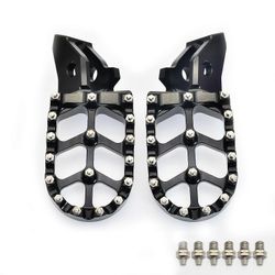 yhteensopivat Surron Ultra Bee Sur-Ron Ub leveät jalkatapit Jalkatapit Tuet Sähköiset Dirt Bike Polkimet Alumiiniseos Mx Surron Ultr -osat Musta