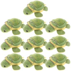 Söpö mini pehmokilpikonna avaimenperä – pehmeä reppu riipus ripustuskoriste syntymäpäiväksi, ystävänpäiväksi, jouluksi Sekalaiset värit 10.50X9.50X...