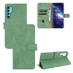 Etui til Tcl 20 Pro 5g Cover Premium Læder Med Kortholder Flip Folio Magnetisk Etui Coque - Sort Grøn