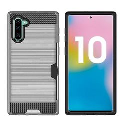 AIR Samsung Galaxy S9 / 9 Plus Anti-Shock Card Slot TPU Case Cover - Sølv