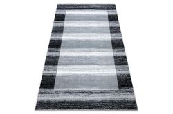RugsX Tæppe ARGENT - W9557 Ramme, årgang, linjer grå 133x190 cm