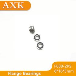 Rushed Limited F688-2rs Leje 8x16x5mm ( 10 stk ) Abec-1 Miniature Flanged F688rs Kuglelejer Lf-1680dd Gratis forsendelse
