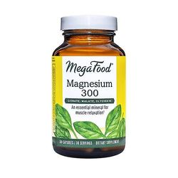 MegaFood Magnesium 300, 60 faner (pakke med 1)