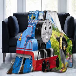 Vintage Thomas And Friends flanellipeitot Kevyt pehmeä sumea muhkea fleecehuopa koko kauden sohvalle vuodesohva Useita kokoja Hyvin sovitettu sänky...