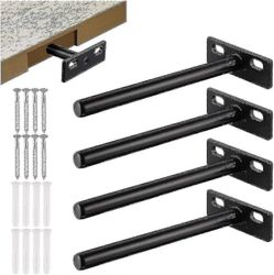 4kpl kelluva hyllykiinnike, metalli näkymätön hyllykiinnike, raskas piilotettu hyllykiinnike, näkymätön puuhyllykiinnike10mm