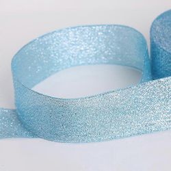 25 jaardin metallinen nauha, organzanauha hääjuhlien koristeluun, lahjapakkaukseen, joulunauhat Turkoosi 20mm