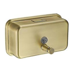 1200ml saippua-annostelija Seinäkiinnike Ruostumattomasta teräksestä valmistettu käsisaippua-annostelija Pronssi