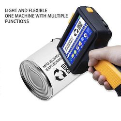 unbrand Kädessä pidettävä mustesuihkutulostin Päivämäärä ja aika kooderi Qr-koodi Logo Label Maker Led Touch Jy