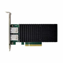 St7318 X540-t2 Pcie X8 10gbe Ethernet-servernetværkskort Dual Port Rj45 10000mbps Servernetværk C Grønblack