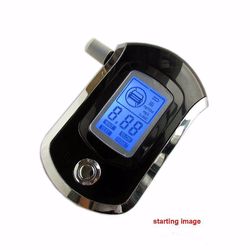 Politi Professional LCD Digital Breath-alkohol Tester Breathalyser Selvanalysator