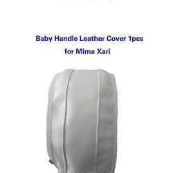 Lastenrattaat PU nahkakahvan suojukset Mima Xari Pram Bar -holkkikotelo Suojaava käsinojan suojus Rattaiden lisävarusteet vauva 1kpl valkoinen