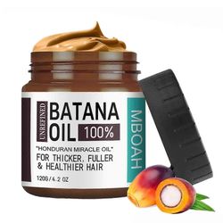 Puhdistamaton batanaöljy hiusten kasvuun, orgaaninen 100% puhdas batanaöljy, hiusten kasvuseerumi auttaa pörröisyydessä, halkeamissa, tekstuurissa ...