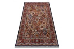 RugsX Tæppe Uld KESHAN frynser, Ornament, ramme orientalsk 7576/53511 terracotta orange 80x145 cm