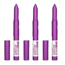 3 x Maybelline New York Superstay Ink Crayon - 170 Järjestä juhlat