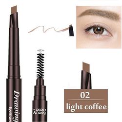 3pcs Nyt Mærke Øjenbryn Tint Kosmetik Natural langtidsholdbare Paint Øjenbryn Vandtæt Øjenbryn Blyant Makeup for kvinder Design Lys kaffe